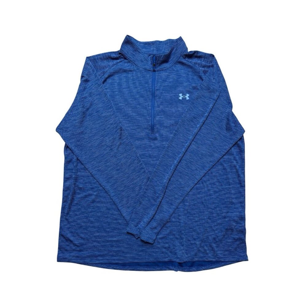 Under Armour Tech 1/4 Zip Pullover Blue 3XL Mens